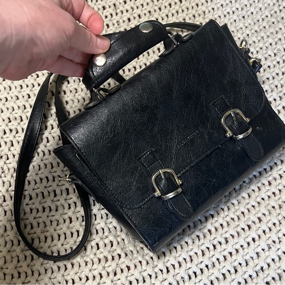 Albatross Black Satchel Purse - Picture 6 of 7